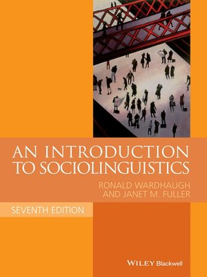 cover image of An Introduction to Sociolinguistics